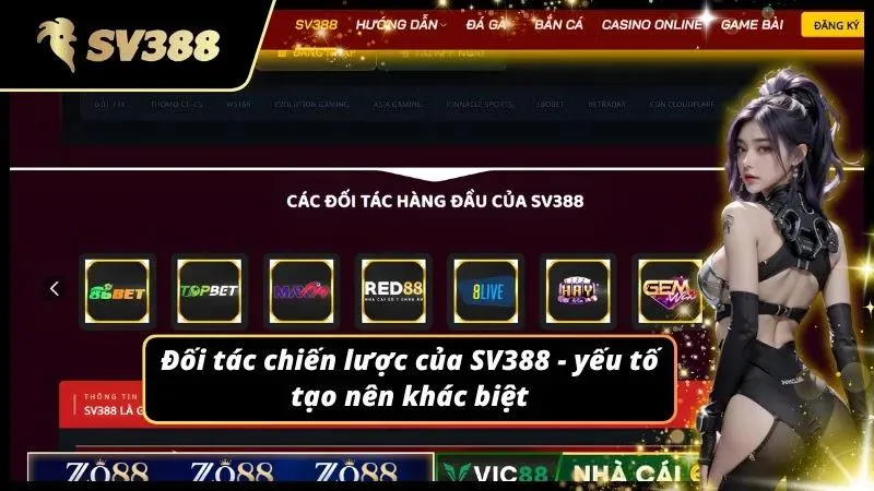 Danh sách đơn vị hợp tác xuất hiện trên giao diện chính