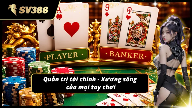 Biểu đồ phân bổ ngân sách thông minh với các chồng chip vàng